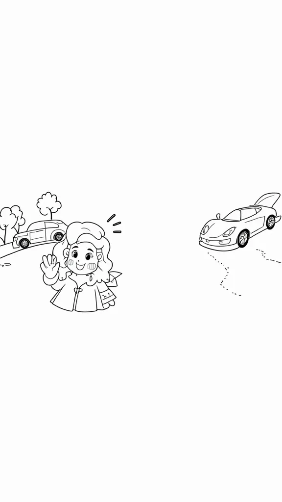 cars sally coloring page